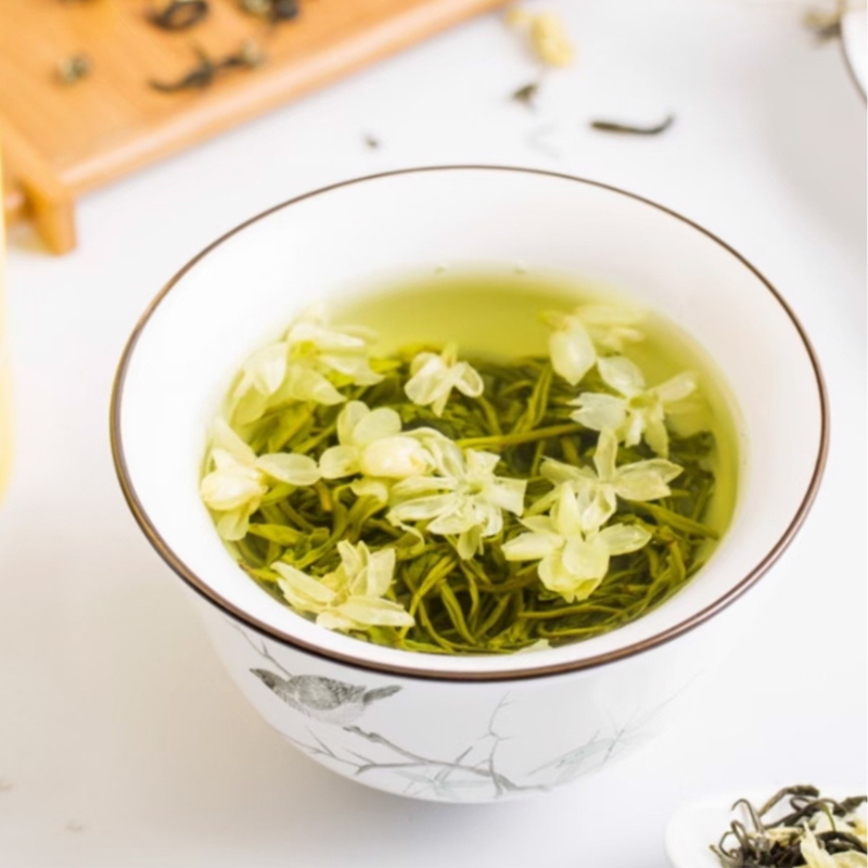 霞光牌 茉莉毛尖250克/罐高清大图