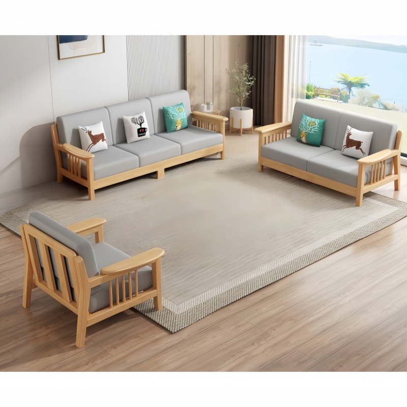 首指(SZ)实木沙发/GB-160#高清大图