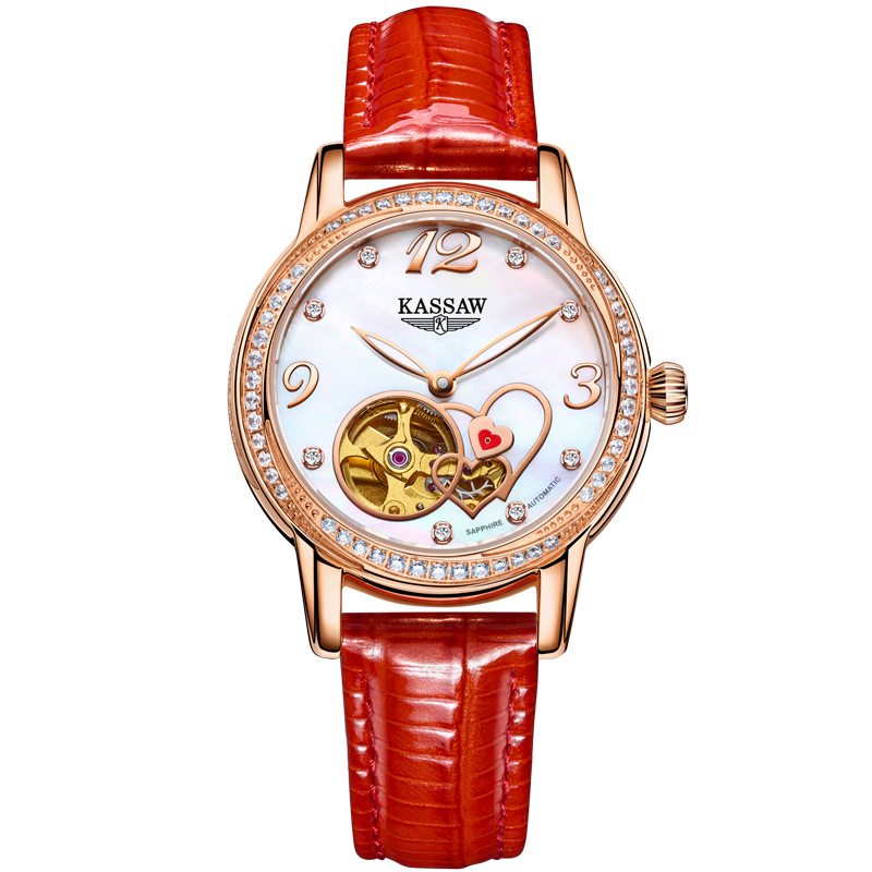 女自动机械表镂空皮带时尚潮流商务国产品牌ins风简约装饰女表mk881