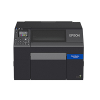 爱普生(EPSON) CW-C6030A 工业彩色标签机/条码打印机 自裁切 桌面型数码标签印刷机 卷筒不干胶喷墨打印