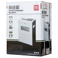 得力 9911碎纸机 33x19.5x49.5cm (单位:台) 白