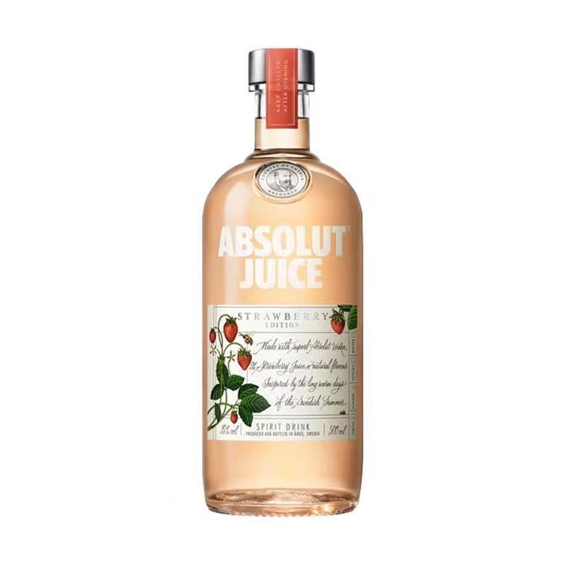 绝对伏特加草莓风味配制酒 500ml*2 双瓶装