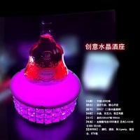 酒吧KTV发光酒座激光酒架洋酒底座LED香槟酒托洋酒底托红酒展示架