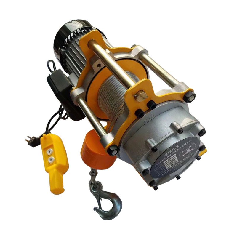 升降机电动卷扬12吨小型起重吊提升机上料传菜家用葫芦220380v升级铝