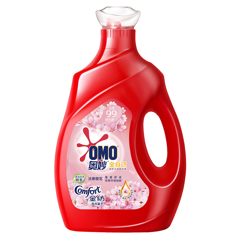 奥妙y18含金纺樱花洗衣液3kg