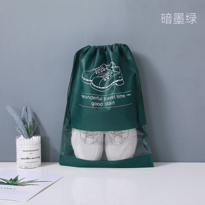 家柏饰(CORATED)旅行便携式鞋袋收纳袋透明简约装鞋子布套子束口袋防尘鞋包图片