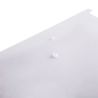 得力8308文件袋(透明/蓝色) A4大小 默认随机发货 有颜色需求请备注