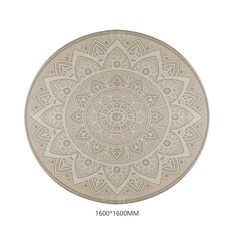 翌嘉YJ40802119 客厅沙发地毯免洗可擦圆形地垫