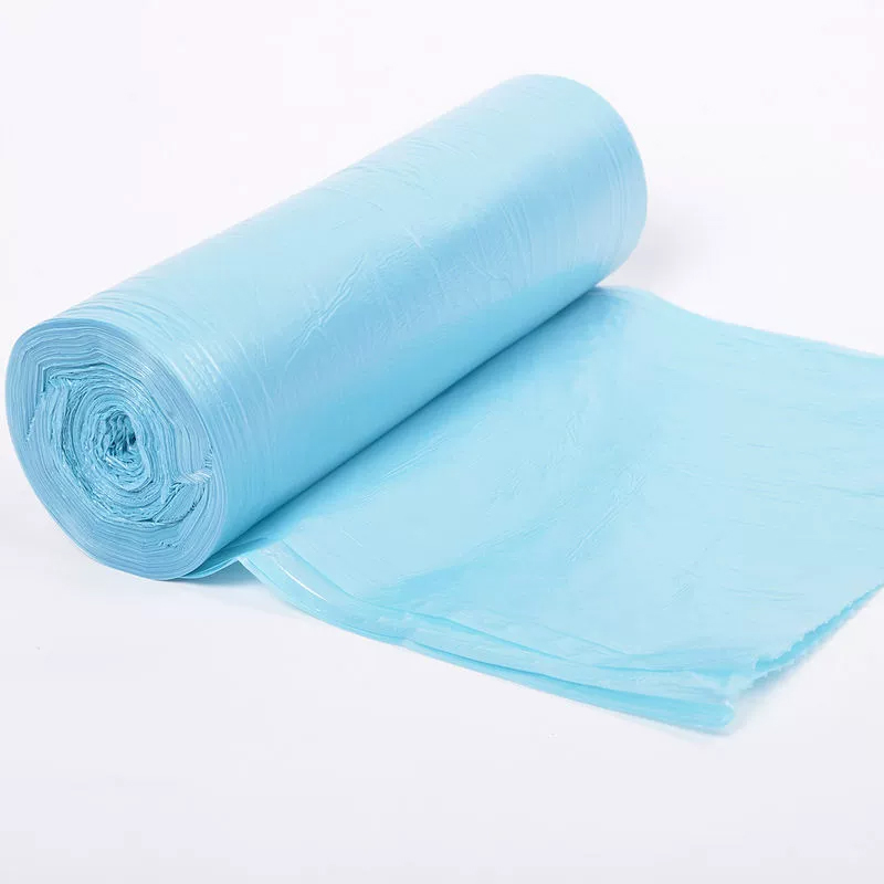 宜洁 平底点断垃圾袋厨房家用办公室彩色塑料袋 40*45cm/120只高清大图