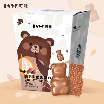 可味80克16粒枕式脆米熊仔纸盒