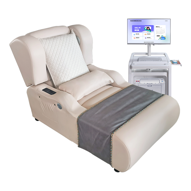 伍贰伍WEW-SMYB舒眠音波床恢复性睡眠调控系统睡眠监测放松催眠沙发床高清大图