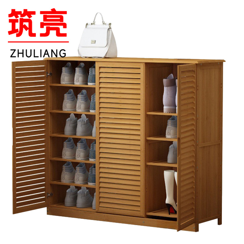 筑亮 鞋柜 120*34*100cm六层 台高清大图