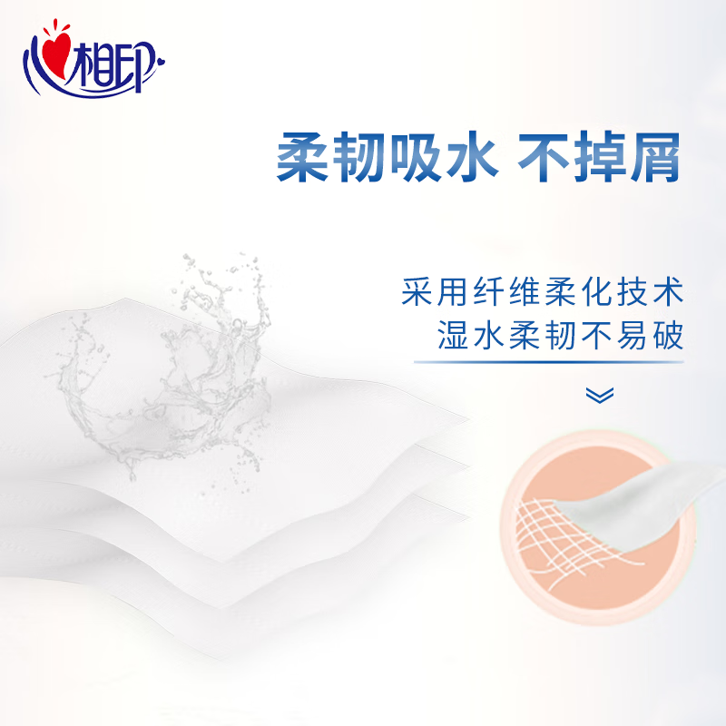 心相印 中国风系列抽纸 3层100抽*24包S码 亲肤柔韧 整箱高清大图