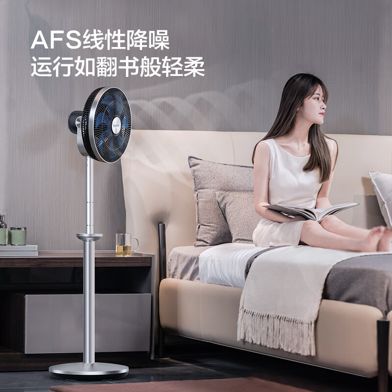 莱克(LEXY)F7语音空气循环扇落地家用风扇客厅遥控智能定时静享轻音电风扇 F7 Pro-纤羽-升级版(F701)