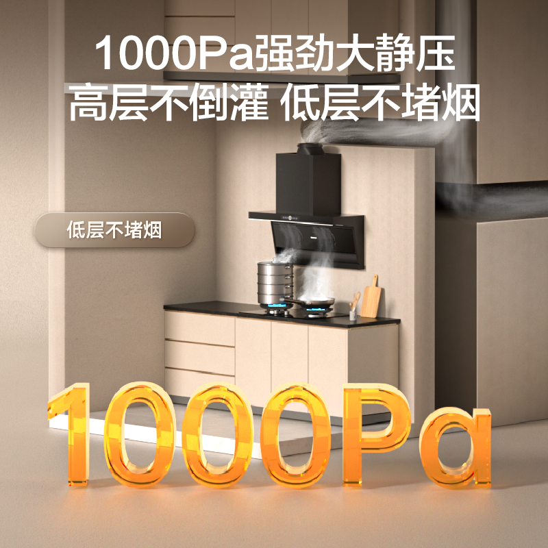 海信抽吸油烟机DS11HPro家用顶侧双吸7字25m³大吸力净魔方变频高清大图