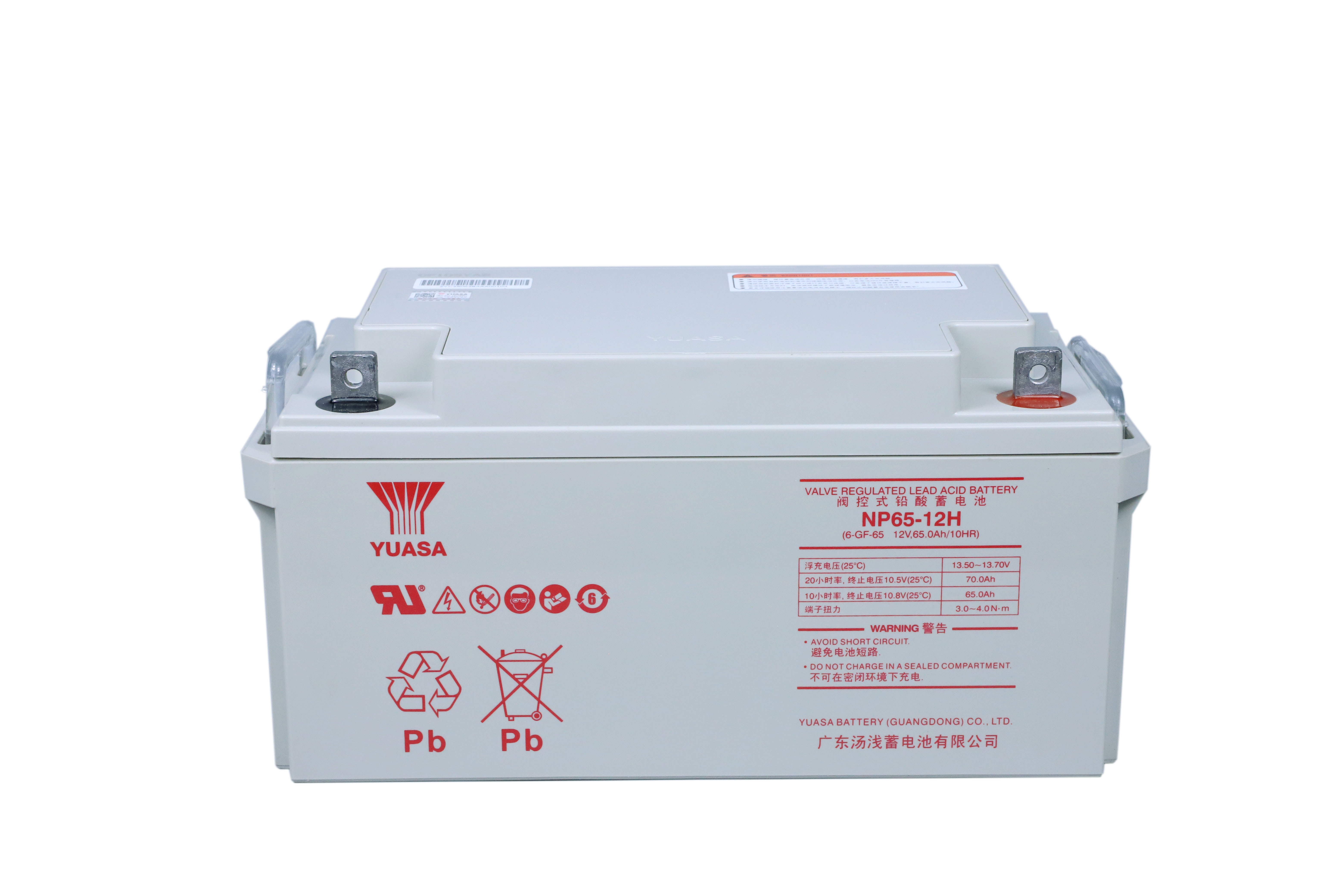 汤浅YUASA 铅酸蓄电池12V65Ah NP65-12H 个高清大图
