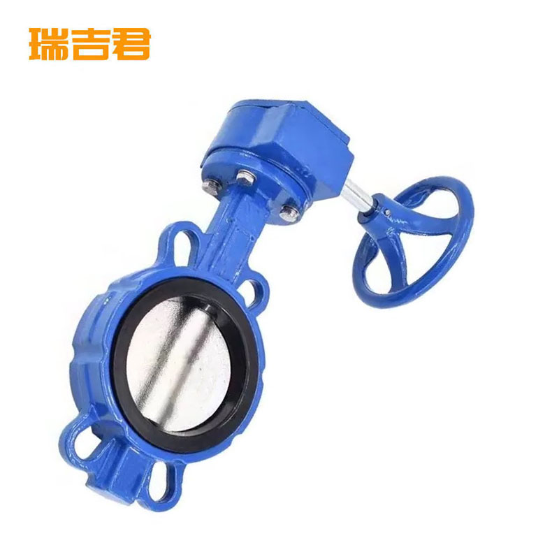 瑞吉君 涡轮对夹蝶阀 DN300 个高清大图