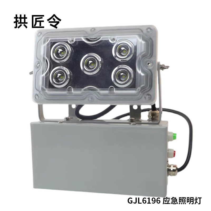 拱匠令 GJL6196 应急照明灯 15W 220V IP65 LED 248*217*62mm(计价单位:台)灰色