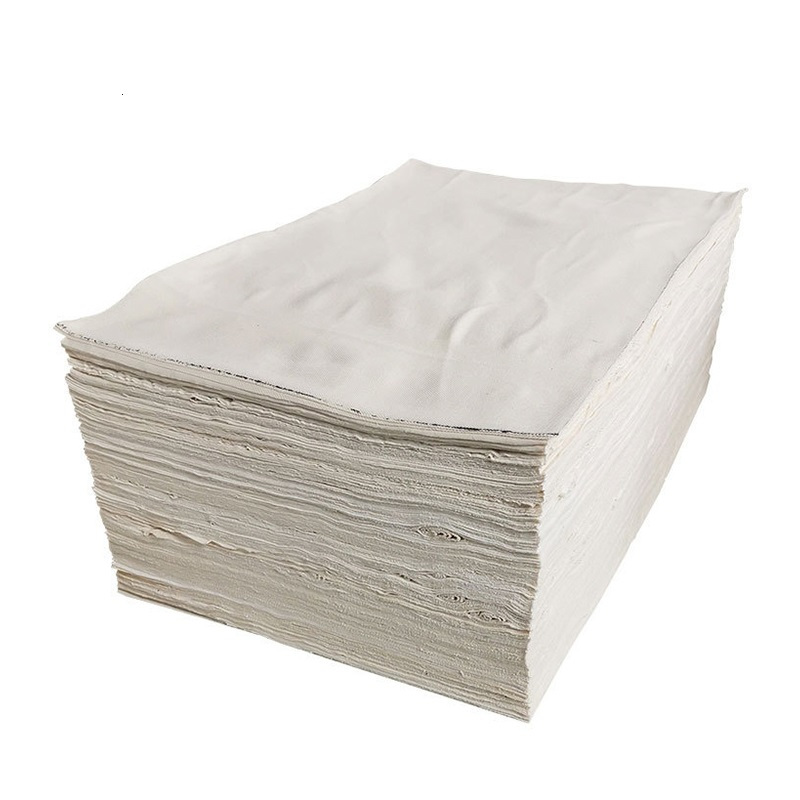 捷犀 擦机布 白色 40*60cm 25kg/件高清大图