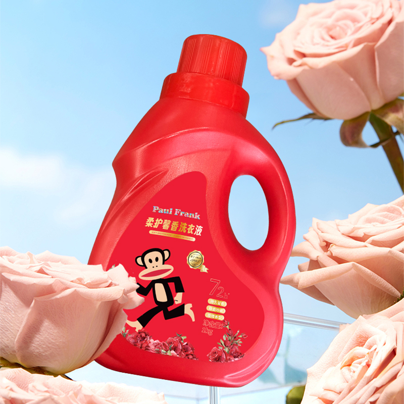 大嘴猴(Paul Frank) 柔护馨香 1KG 瓶装 洗衣液 (计价单位:瓶)高清大图