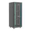 勇夺 冷轧钢板加厚网络服务器机柜 高2000宽600深600mm 前玻璃门后网门 带8位10APDU一个