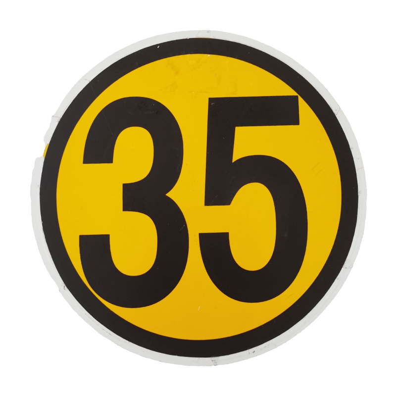 满盛达建 限速牌贴膜减速牌反光贴 直径400mm 张高清大图