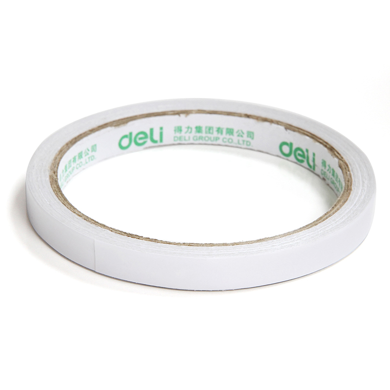 得力(deli) 30405/12mm*10Y棉纸双面胶带(10卷装)