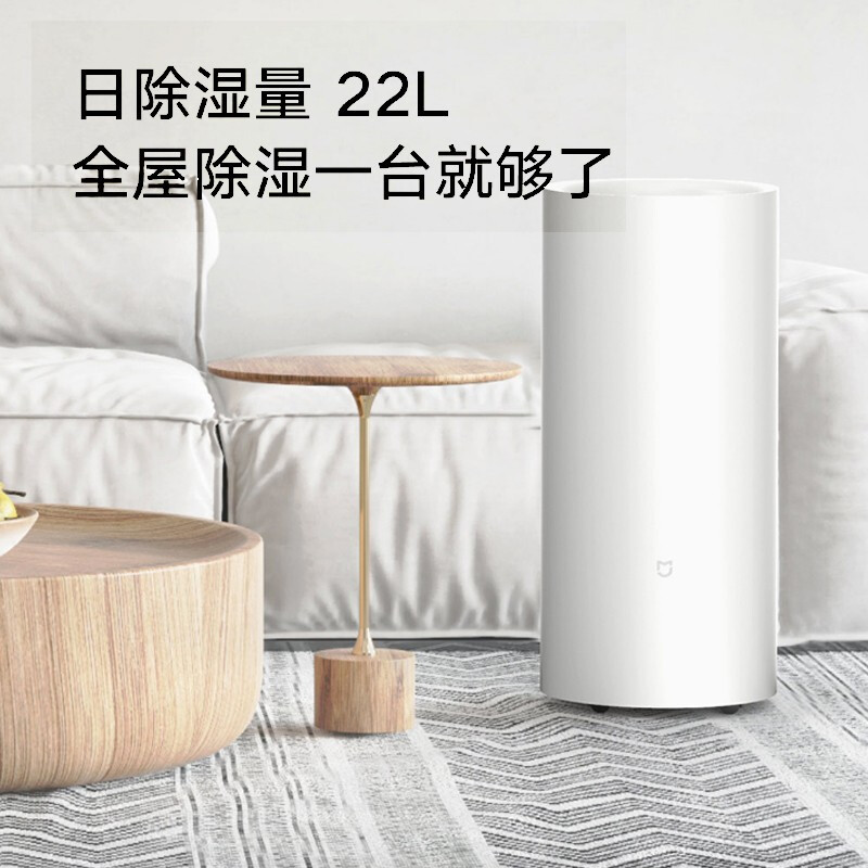 [官方旗舰店]小米 米家智能除湿机22L 家用抽湿机卧室除湿器低音地下室迷你除湿器吸湿去湿干燥机app操控