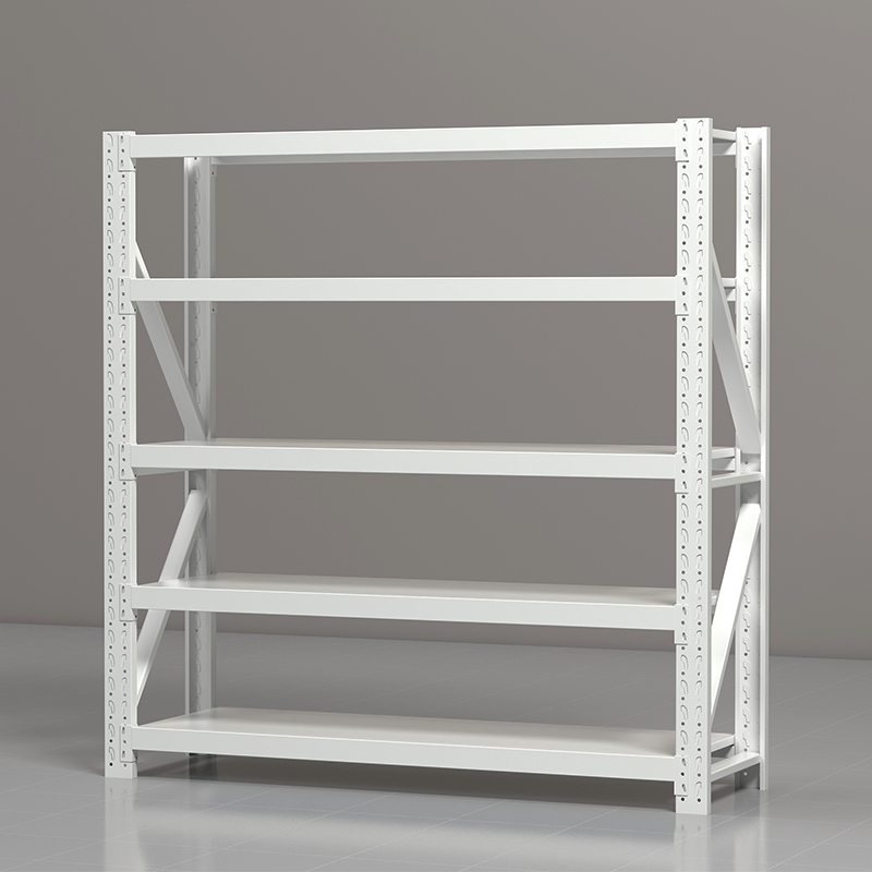 臻远ZYJJ-HJ-057仓储重型货架灰白色五层主架1500*500*2000mm/500kg高清大图