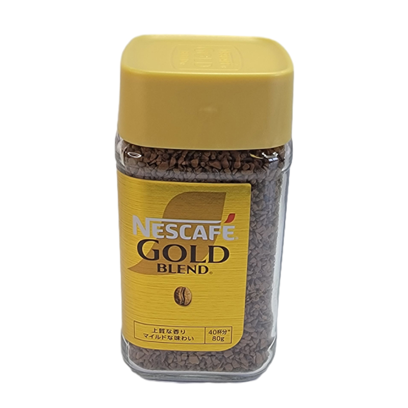 日本进口Nescafe雀巢gold金牌甄选原味甄选浓郁柔和速溶咖啡瓶装80g高清大图