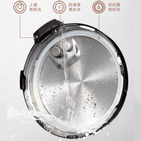 美的(Midea)电压力锅5L双胆电高压锅立体加压智能定时功能微电脑按键式底盘加热电压力煲3-6人可用WCS5025