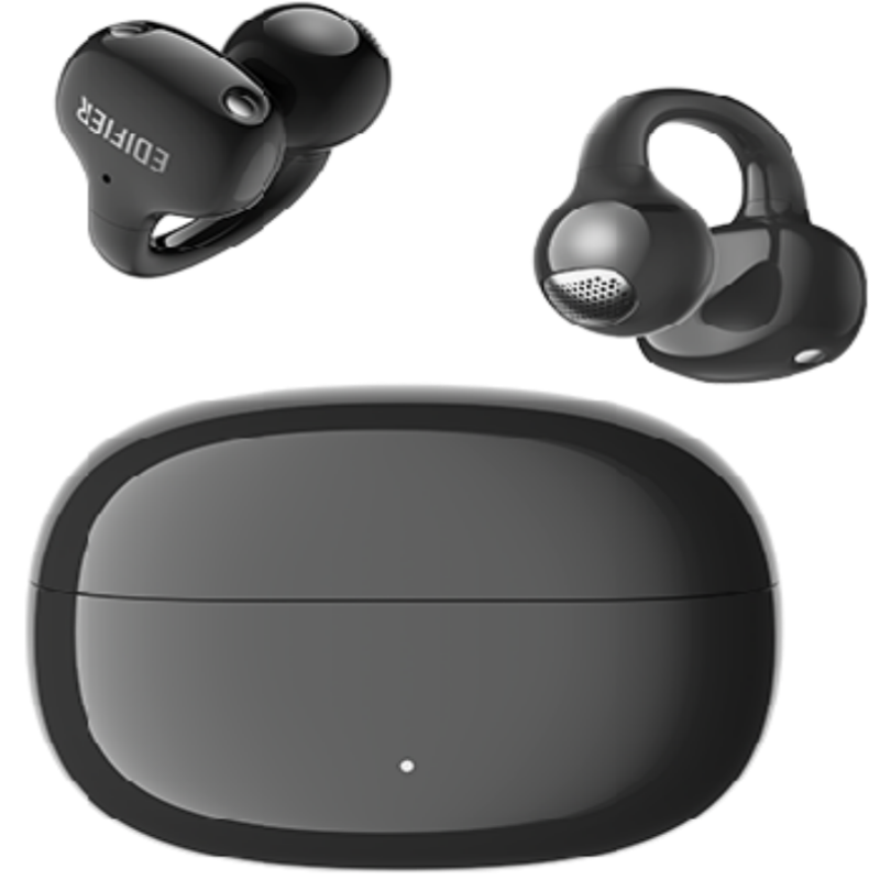 EDIFIER漫步者云感耳夹式蓝牙耳机 开放式运动耳机 comfo clip Q(墨玉灰)