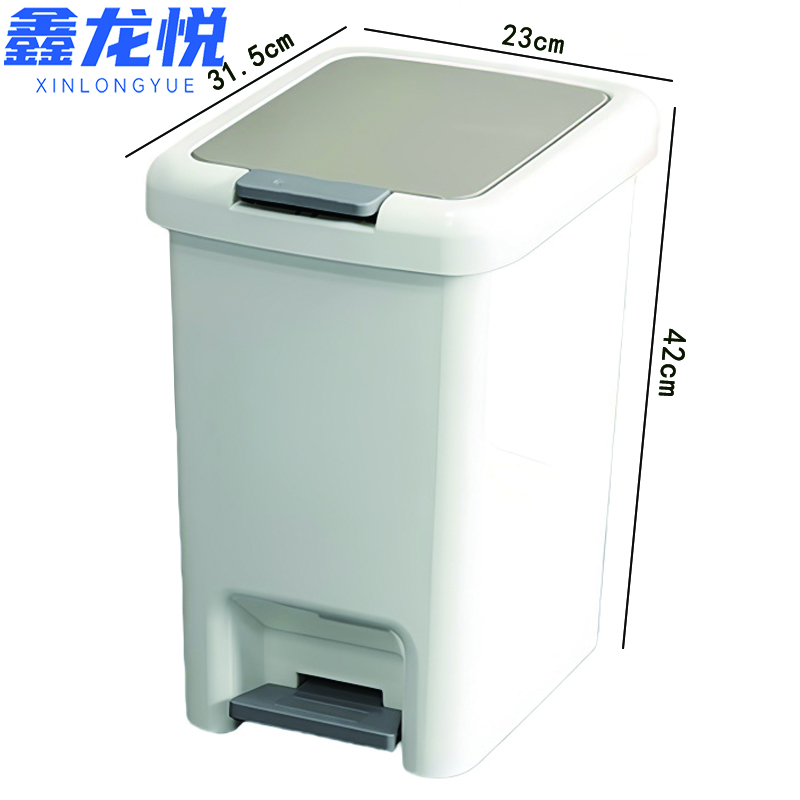 鑫龙悦 翻盖垃圾桶20L个