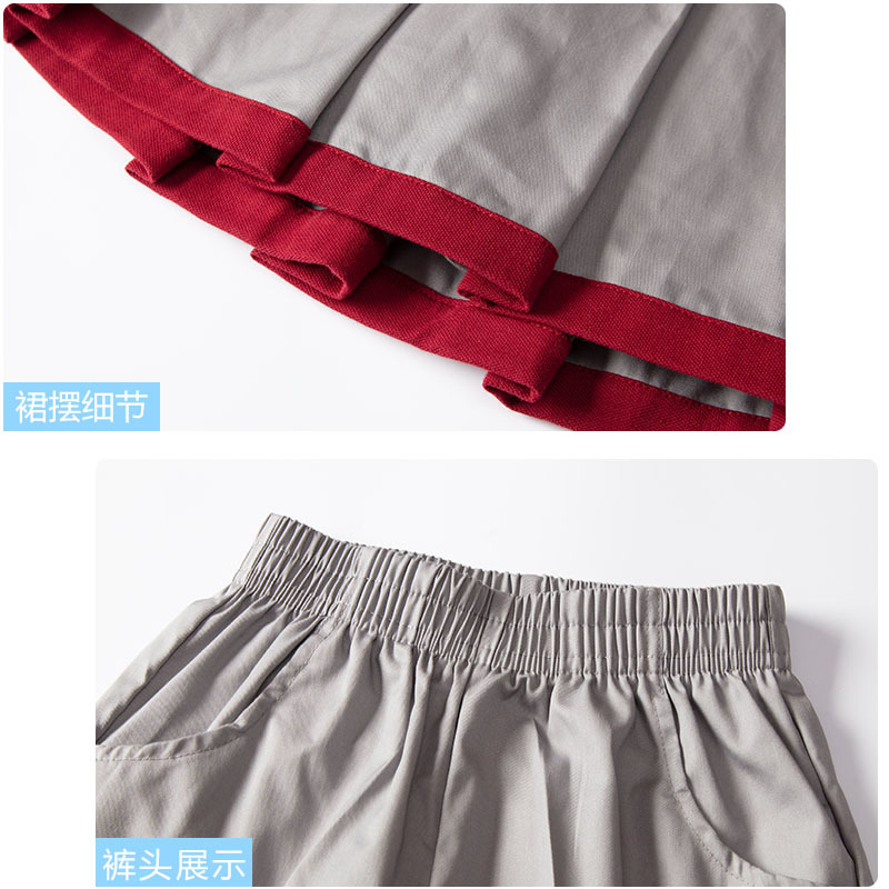 新款英伦幼儿园园服儿童棉时尚运动套装学院风校服2022夏季男女孩