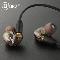 QKZ W6PRO 插拔式运动款耳机 入耳式重低音耳机跑步运动耳机耳塞带麦有线耳机