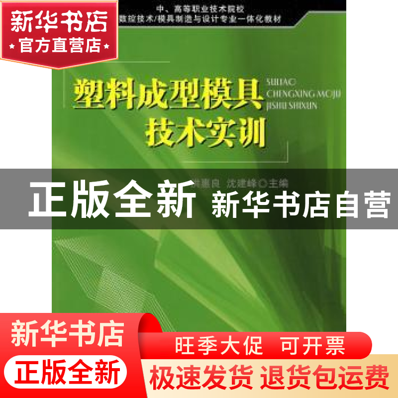 正版 塑料成型模具技术实训 洪惠良,沈建峰主编 国防工业出版社