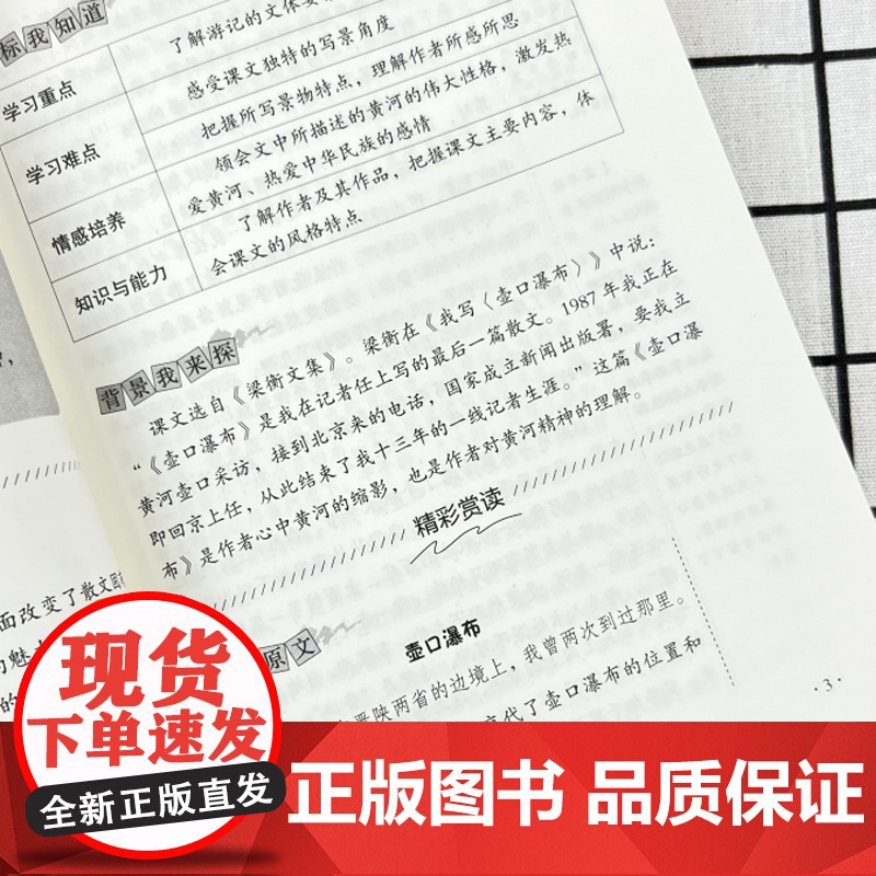 母亲石 梁衡著 爱阅读·课本里的作家 八年级 经典书目初中生课外同步拓展阅读书经典儿童文学正版书籍高清大图