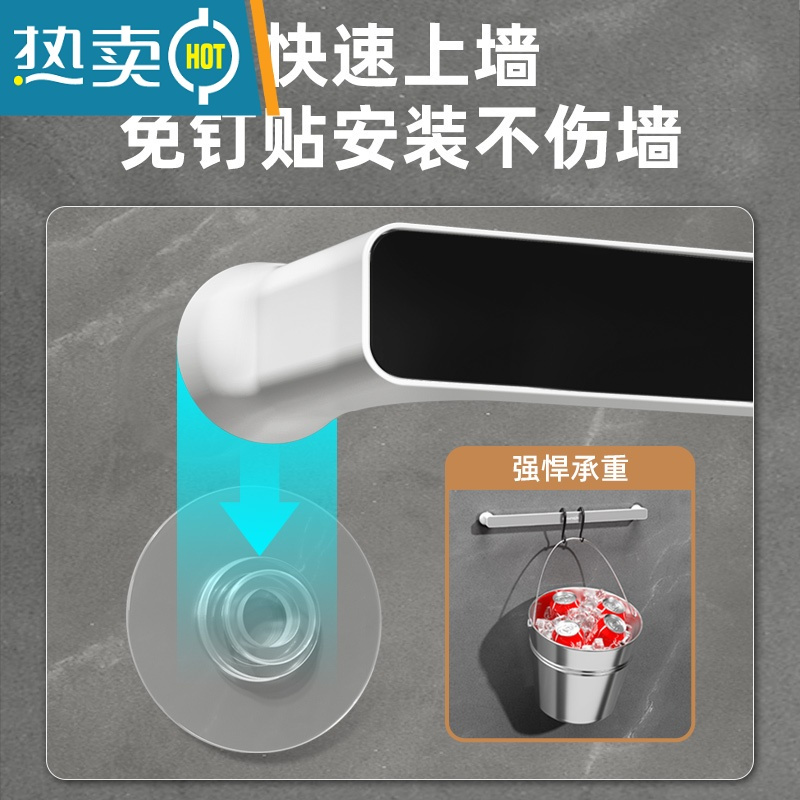 敬平浴室免打孔拖鞋架卫生间置物架鞋子收纳器厕所壁挂挂架沥水架子 蓝色四合一[单人款]可折叠浴室置物架