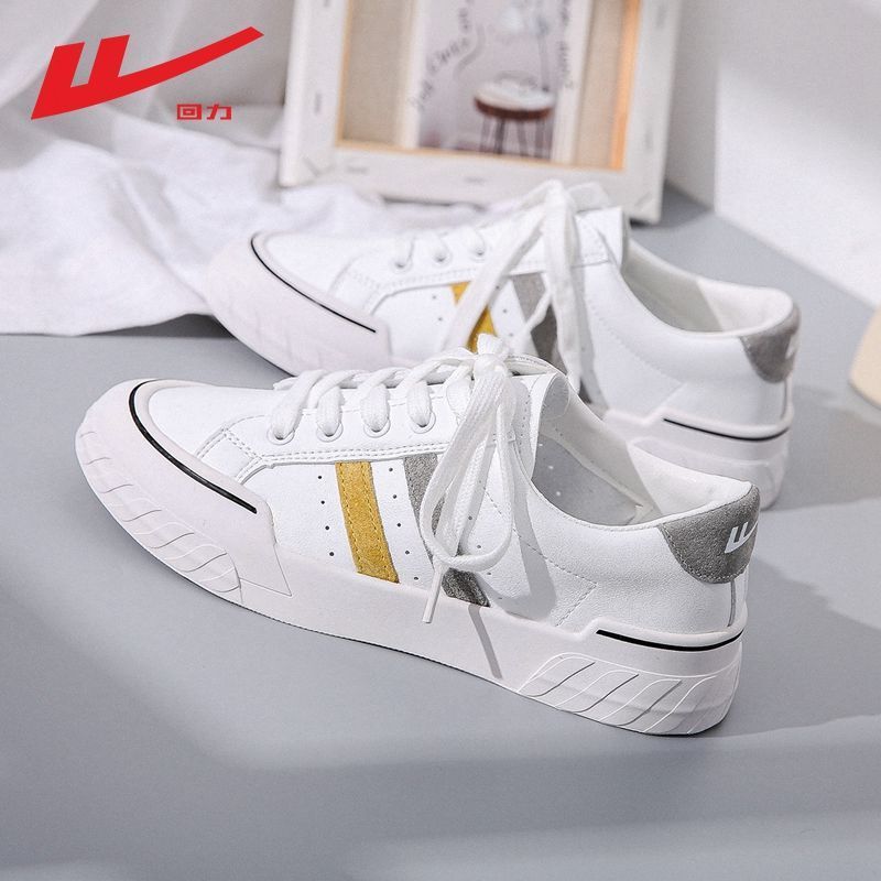 回力帆布鞋小白鞋2022新款女学生新款板鞋百搭网红平底单鞋女