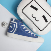 FEIYUE/飞跃B站跸喱跸喱联名款雾霾蓝高帮小电视帆布鞋0062