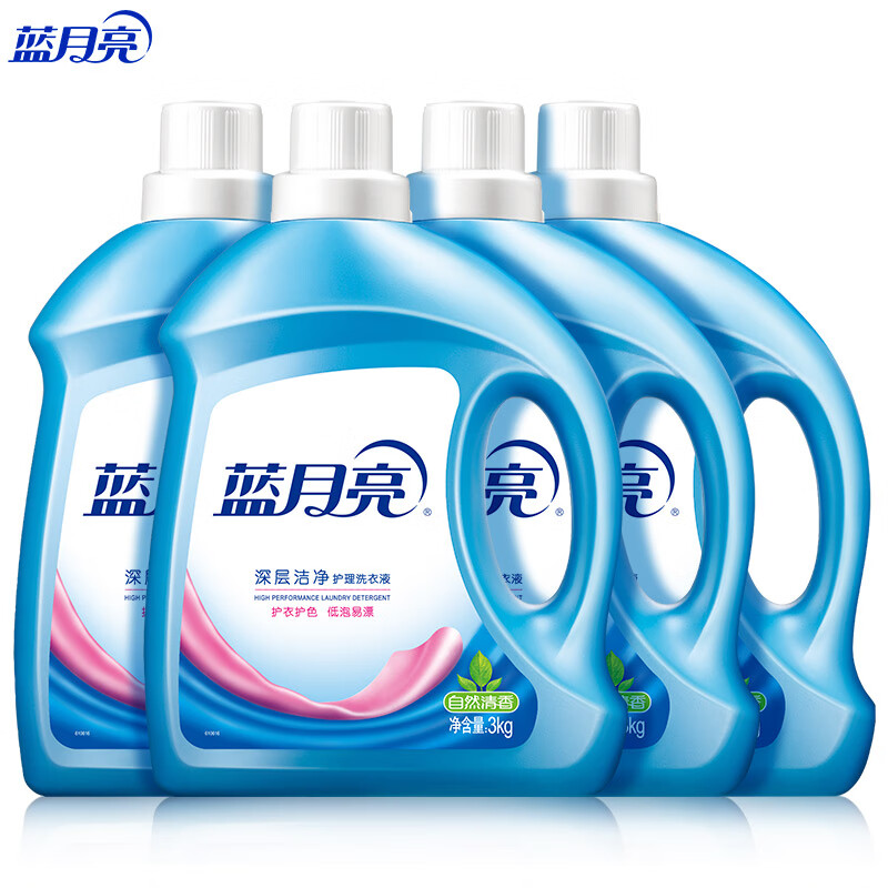 蓝月亮 自然香洁净洗衣液3kg*4