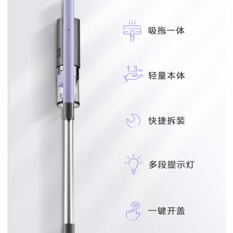 松下吸尘器A12V家用小型大吸力无线吸拖手持车载桌面吸尘机除螨-官方标配高清大图