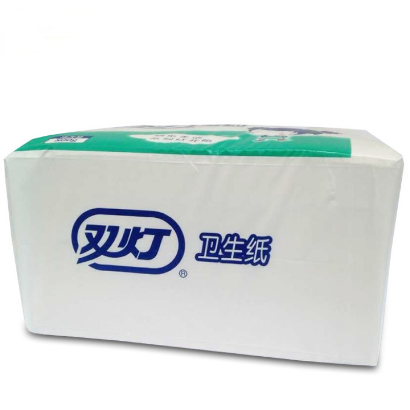 双灯卫生纸800克平板纸厕纸加厚草纸刀切纸正品家用整箱实惠10包高清大图
