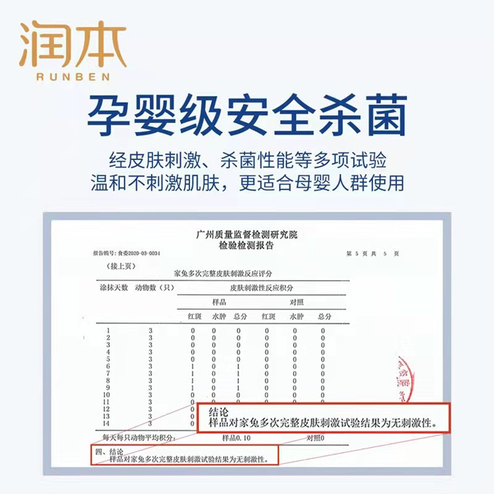润本(RUNBEN) 酒精消毒湿巾棉片独立小包装儿童学生专用便携随身装抑菌一次性 酒精棉片10片/盒X2盒@YL0043高清大图