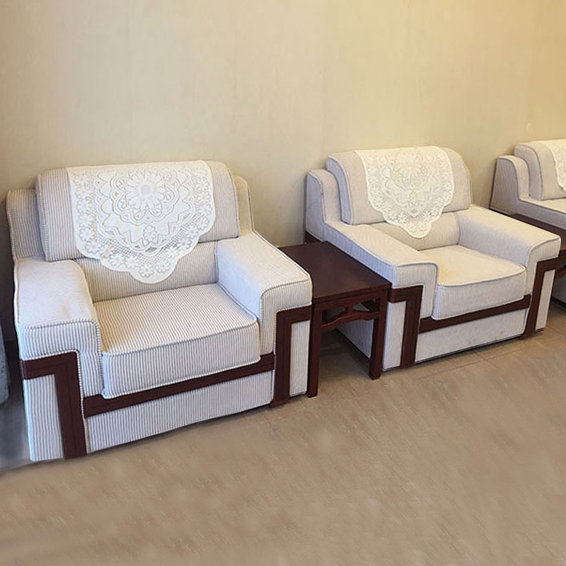 匡大 办公沙发布艺接待沙发贵宾沙发