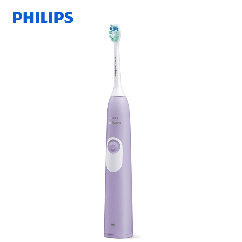 飞利浦(Philips)电动牙刷HX6263青春系列欢悦紫 充电式声波震动式牙刷31000转/分钟 正畸护理