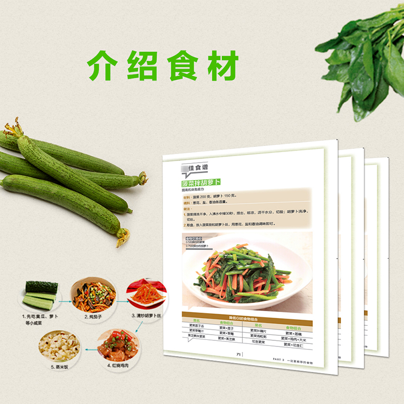 诺森向红丁--糖尿病饮食+运动向红丁9787501998364轻工高清大图