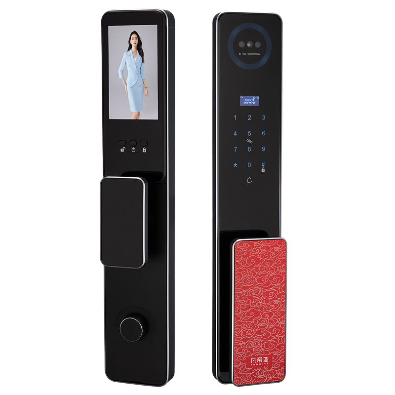 凡帝亚智能门锁FDY-F26人脸识别,远程开锁、视频通话、自动上锁、可视猫眼