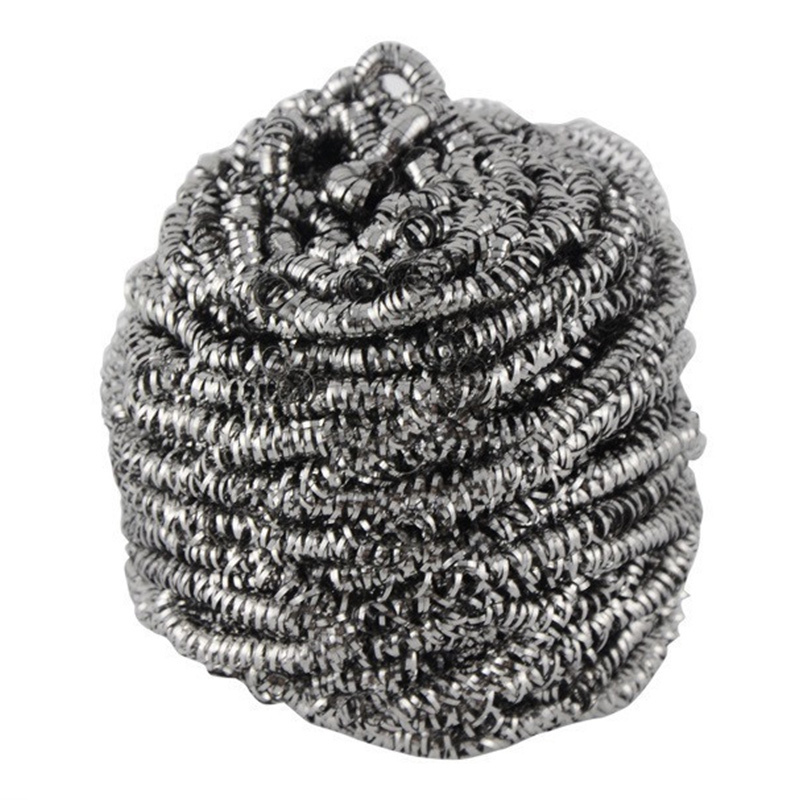 金太洋厨房洗碗钢丝球清洁用品厨房钢丝球不锈钢清洁球锅刷洗碗刷钢丝球 10个钢丝球独立包装高清大图