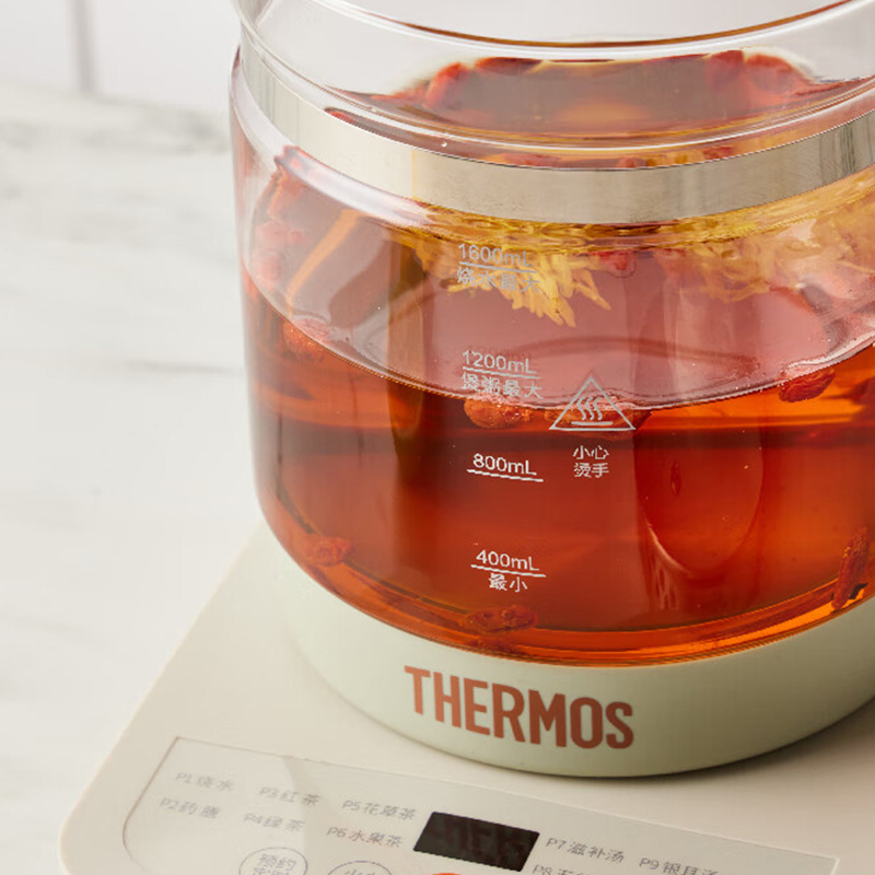 THERMOS 膳魔师液体加热器(养生壶)奶绿色800W EHA-1617E高清大图